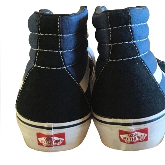 🆕 VANS SKATEBOARDING SK8 HI NAVY/WHITE SNEAKERS 👟 - Picture 11 of 11